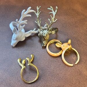Forest Spirit Ring Bundle- Deer, Fawn & Antler bundle